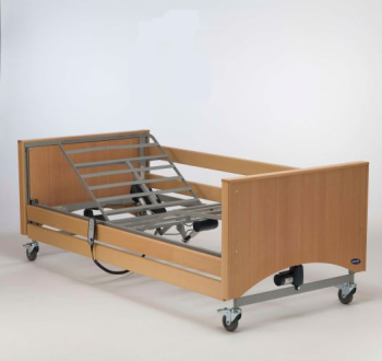 Medley Ergo Low 4 Section Profiling Bed Beech