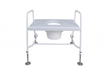 Bariatric Raised Toilet Frame with Seat Height Adjustable