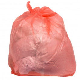 Totally Soluble Red Laundry Bags