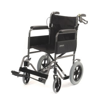 Lightweight Car Transit Wheelchair Grey