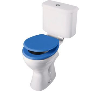 Dementia Standard Toilet Seat Blue