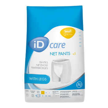 iD Care Net Pants with Legs Small Yellow