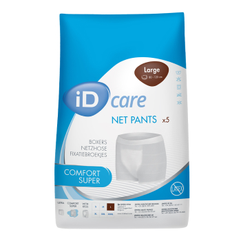 iD Care Comfort Super Net Pants Large Brown