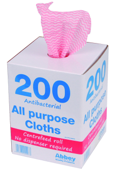 All Purpose Cleaning Cloths in Dispenser Red
