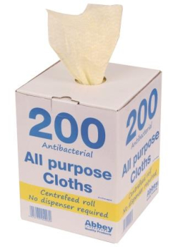 All Purpose Cleaning Cloths in Dispenser Yellow