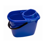 Plastic Mop Bucket 14 Litre Blue Wringer