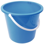 Plastic Bucket Round 10 Litre Blue