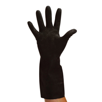 Black Heavyweight Household Gloves Medium