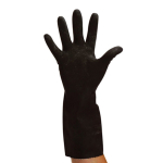 Black Heavyweight Household Gloves Large