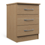 MODEN Classique 3 Drawer Bedside c/w Lock P05 MODEN Classique 3 Drawer Bedside c/w Lock P05