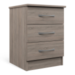 MODEN Classique 3 Drawer Bedside c/w Lock P09 MODEN Classique 3 Drawer Bedside c/w Lock P09