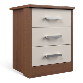 MODEN Vallandry 3 Drawer Bedside c/w Lock C03 MODEN Vallandry 3 Drawer Bedside c/w Lock C03