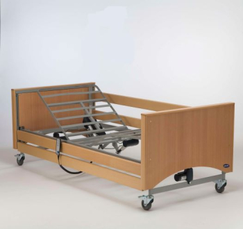 Medley Ergo Low 4 Section Profiling Bed Beech Medley Ergo Low 4 Section Profiling Bed Beech