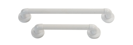 White Fluted Plastic Grab Rails