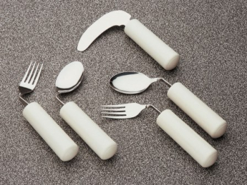 Large Handled Angled Cutlery