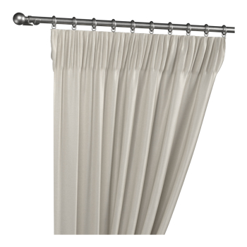 Tundra Ecru (A010) Pencil Pleat Curtains