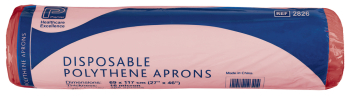 Premier Polythene Aprons on Roll Red Premier Polythene Aprons on Roll Red