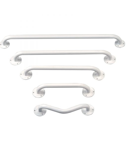 White Plastic Coated Steel Grab Rails Plastic Coated Steel Grab Rail ...