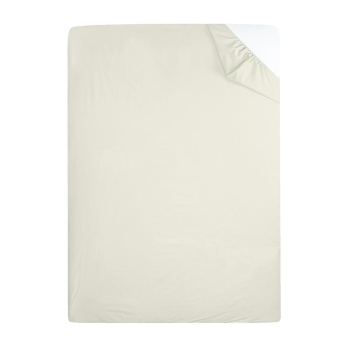 Polycotton Fitted Sheet Single Cream