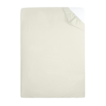 Polycotton Fitted Sheet Single Cream Polycotton Fitted Sheet Single Cream