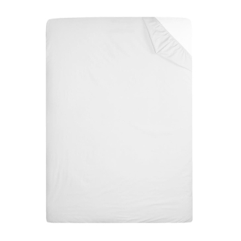 Polycotton Fitted Sheet Single White
