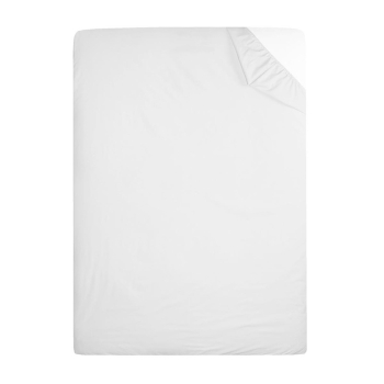 Polycotton Fitted Sheet Single White Polycotton Fitted Sheet Single White