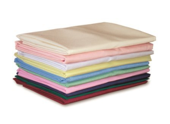 FR Polyester Flat Sheet Single Pink
