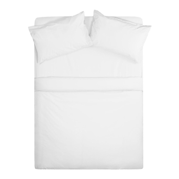 Polycotton Duvet Cover Single White Polycotton Duvet Cover Single White