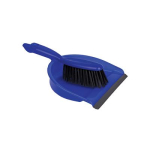 Dustpan and Brush Set Stiff Blue