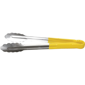 Colour Coded Tongs 11Inch Yellow
