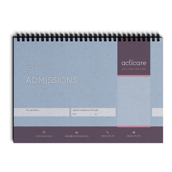 Admissions Record Book