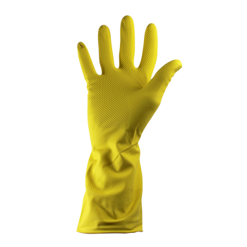 Yellow Household Gloves Large