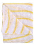 Stockinette Dishcloths Yellow Striped 350x300mm