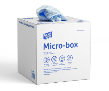 Micro-Box Microfibre Cloths Blue