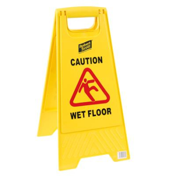 Wet Floor/Cleaning in Progress Sign (double sided)