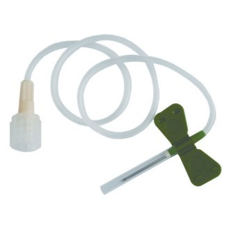 Butterfly Winged Infusion Set Green 21g x 3/4inch