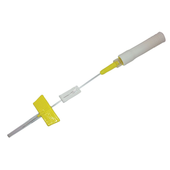 BD Saf-T-Intima Infusion Set PRN Adaptor Yellow 24g x 19mm