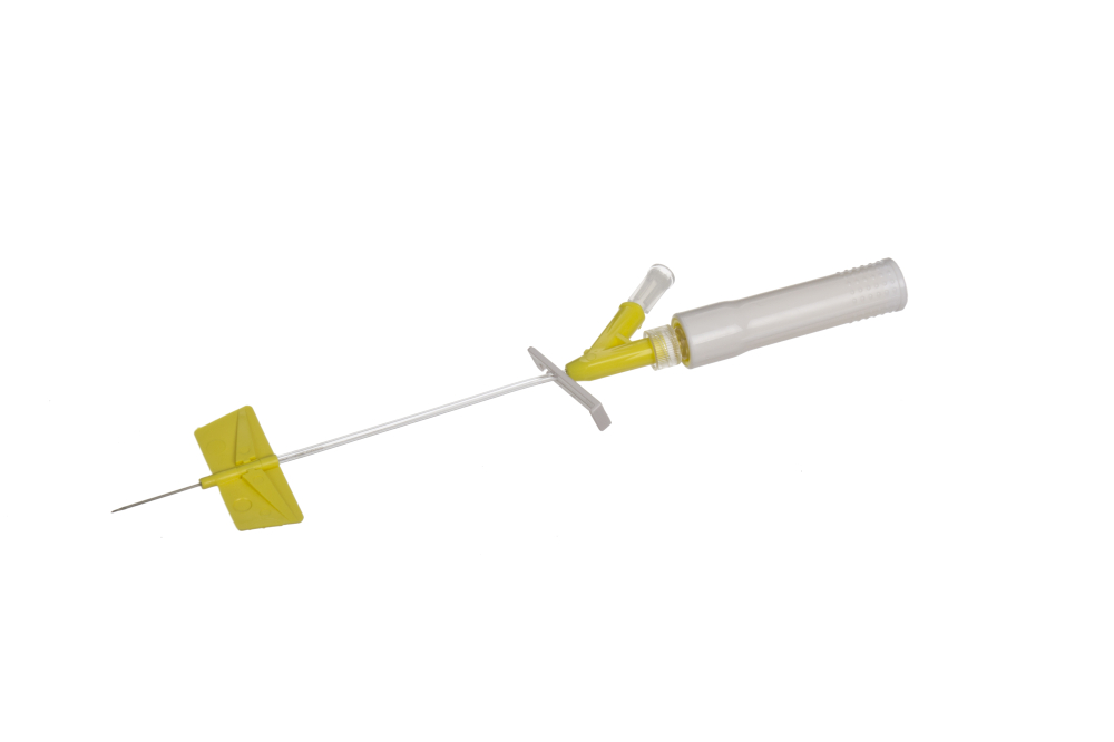BD Saf-T-Intima Infusion Set Y Adaptor Yellow 24g x 19mm