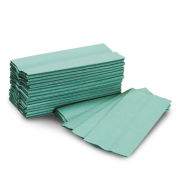 Green C-Fold Hand Towels 1ply