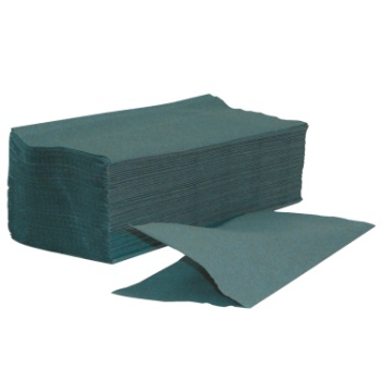 Green V-Fold Hand Towels 1ply