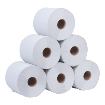 White Centrefeed Rolls 2ply 150mx190mm