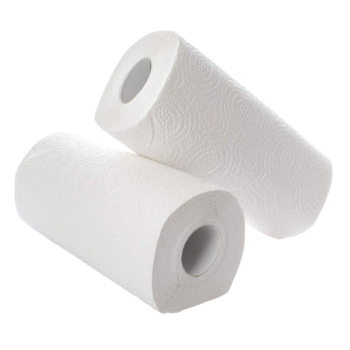 White Kitchen Roll Embossed 2ply 55 Sheet
