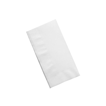 White Napkins 2ply 33cm 8-Fold