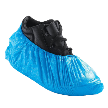 Polythene Overshoes Blue 16inch