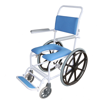Self Propelled Shower Commode Chair 17inch