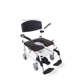 Mobile Bariatric Shower Commode Chair 23inch