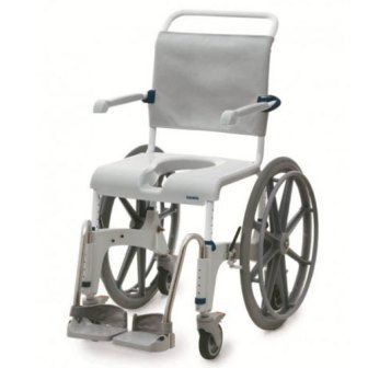 Aquatec Ocean Shower Commode Chair Self Propelled
