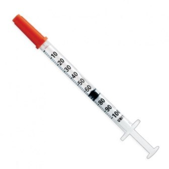 Insulin Sterile Syringes with Needle 1ml