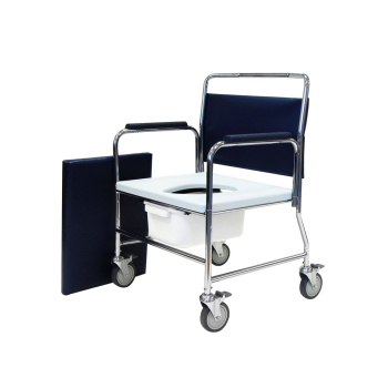 Heavy Duty Extra Wide Mobile Commode Chair