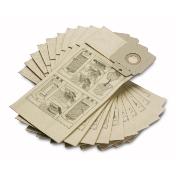 Karcher 2ply Paper Filter Bags for CV30/1 CV38/2 CV48/2